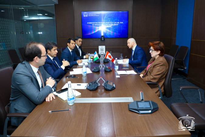 The ambassador of Canada visited the Ministry of higher education, science and innovation