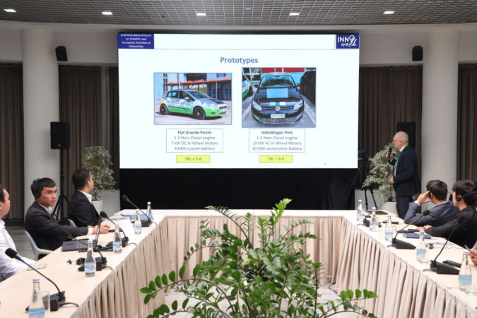 A presentation was held on the topic “Converting cars into hybrid vehicles as a short-term option to accelerate the transition to sustainable mobility in Uzbekistan"