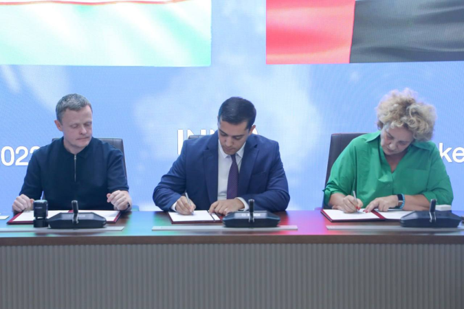 MoU signed between Innovative Development Agency, TYMOREA FZCO (UAE), and Bavaria Reha Group (Uzbekistan)